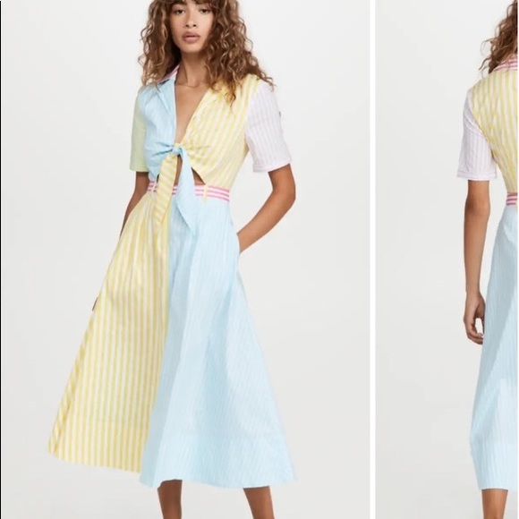 Georgina Dress in Stripe main image 1